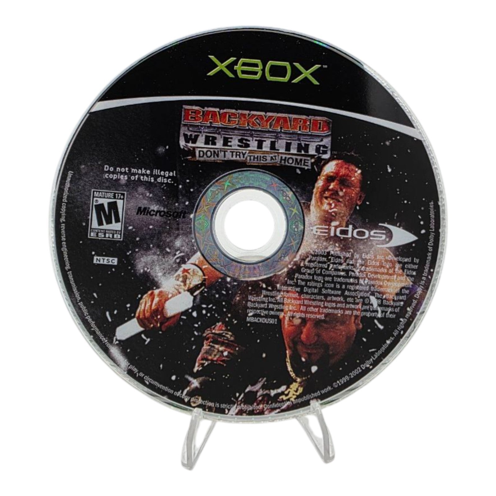 Backyard Wrestling 2: There Goes the Neighborhood Xbox 2004 Complete CIB