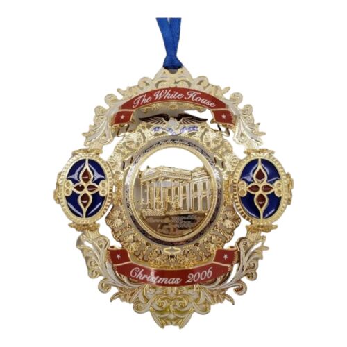 2006 White House Christmas Ornament Theodore Roosevelt Santa Claus ChemArt