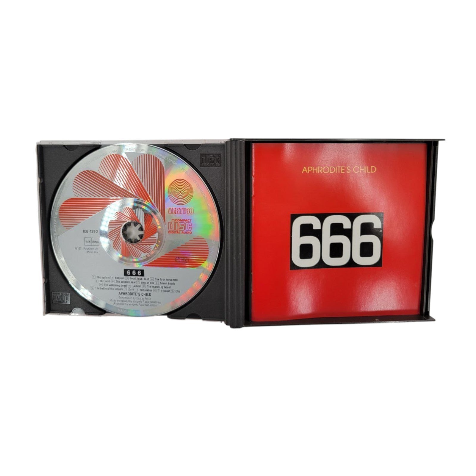 Aphrodites Child 666 Music 2-Disc CD Album 1971