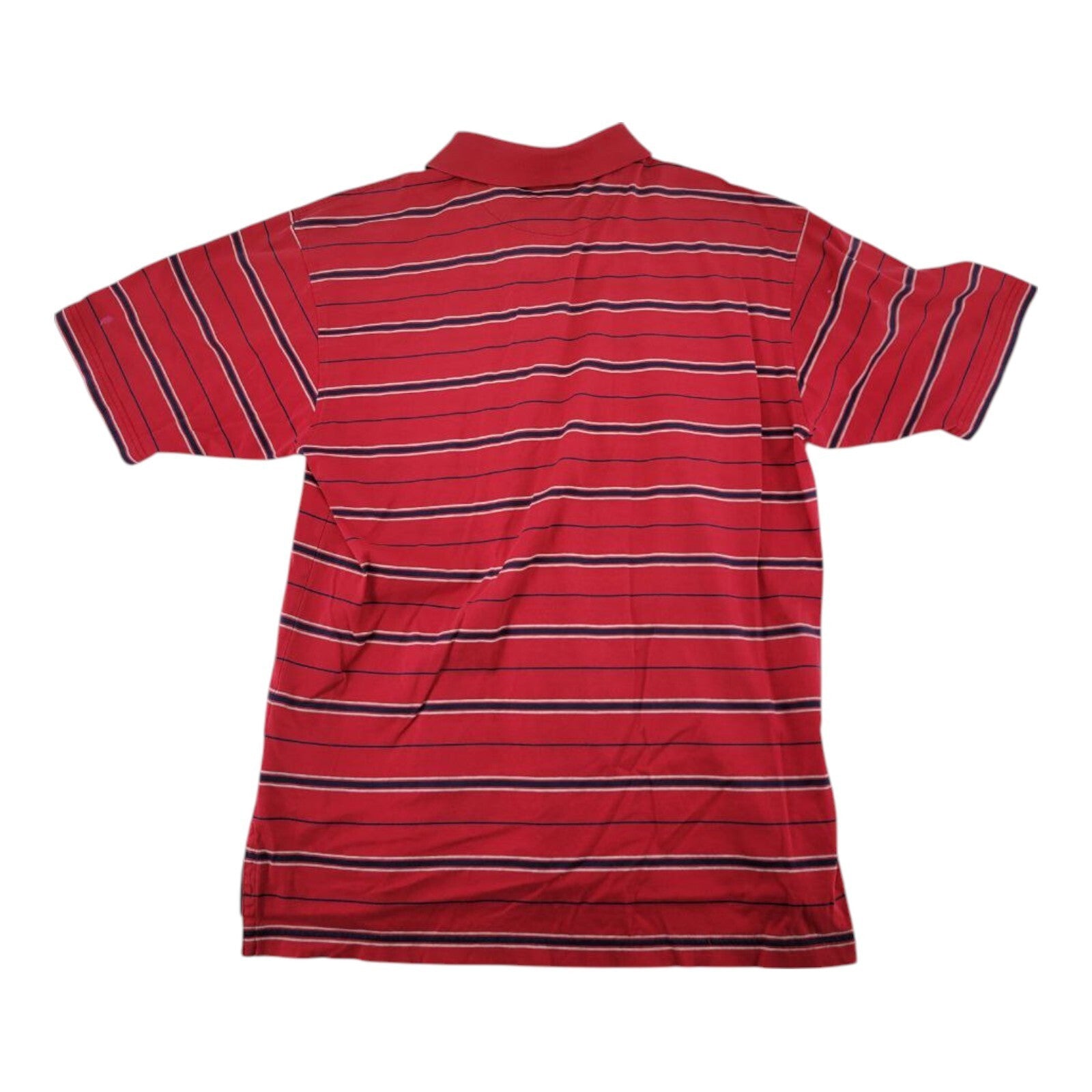 Bobby Jones Red Navy Striped Polo Shirt Mens Size M