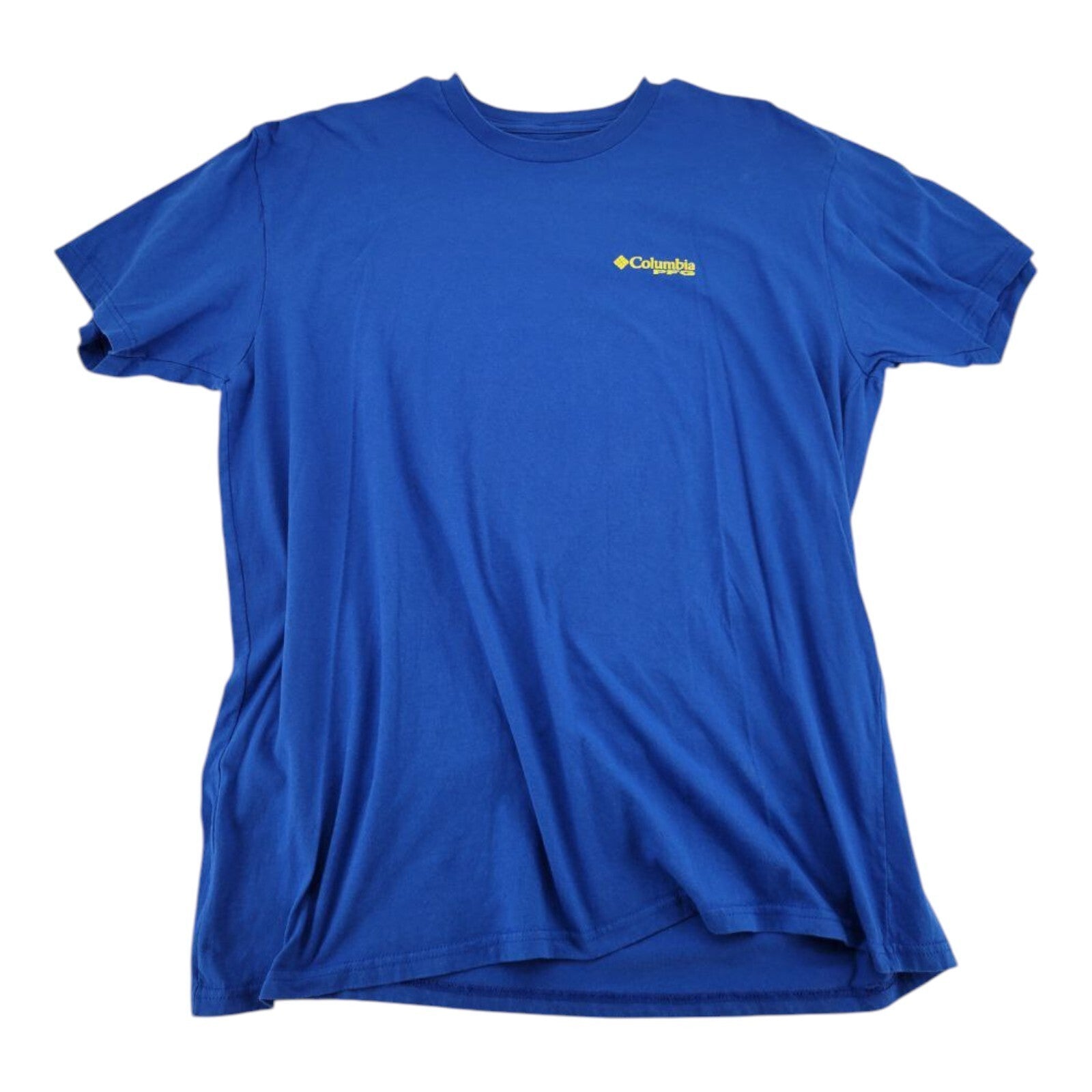 Columbia PFG Dog Performance Fishing Gear Mens Blue Graphic T-Shirt XXL