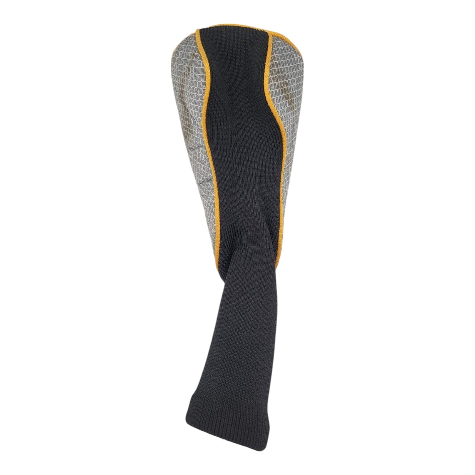 Ram Axial Driver Headcover Black Yellow Gray Knit Sock Golf Club Cover