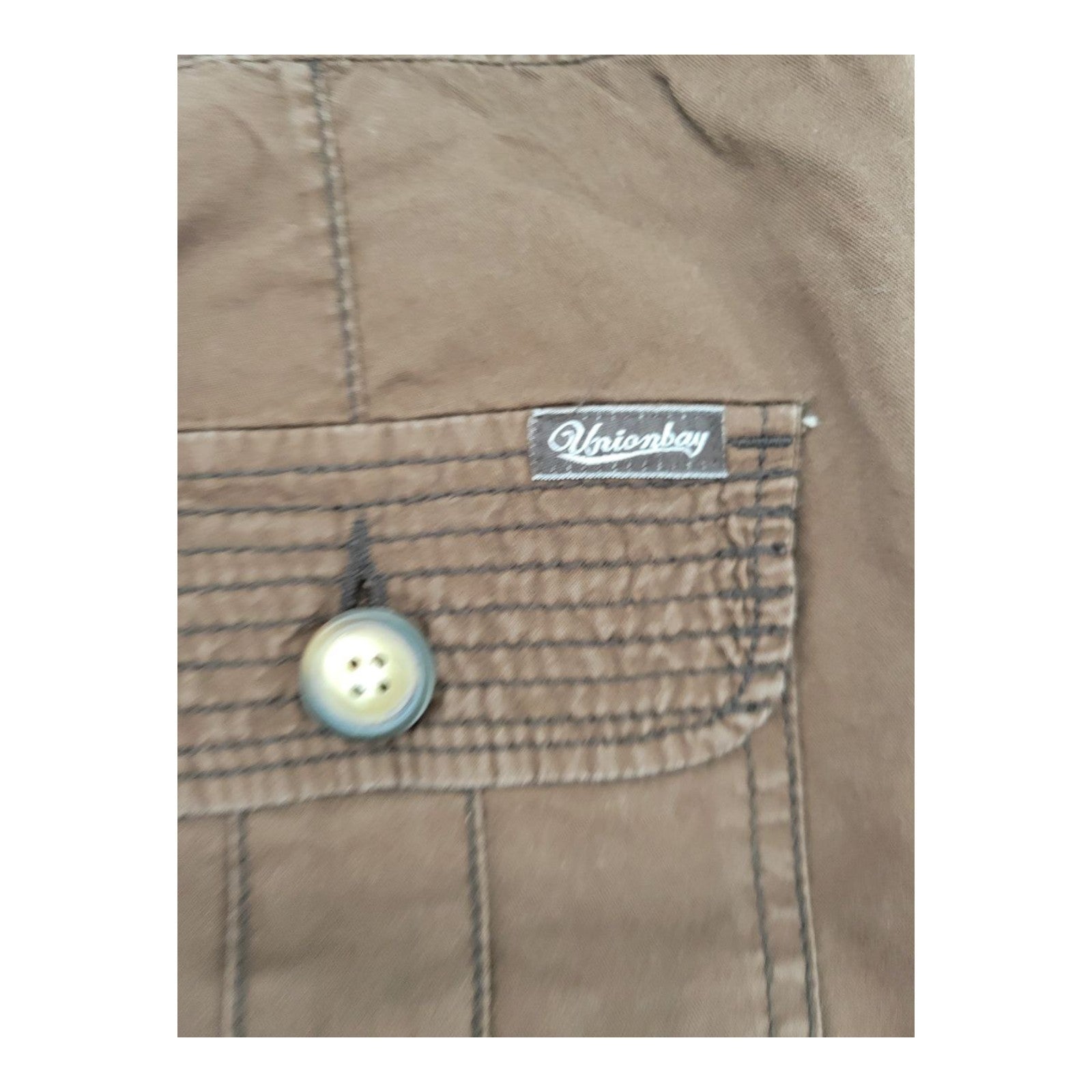Unionbay Juniors Cargo Shorts Size 7 TPL Brownie Belted Cotton Casual