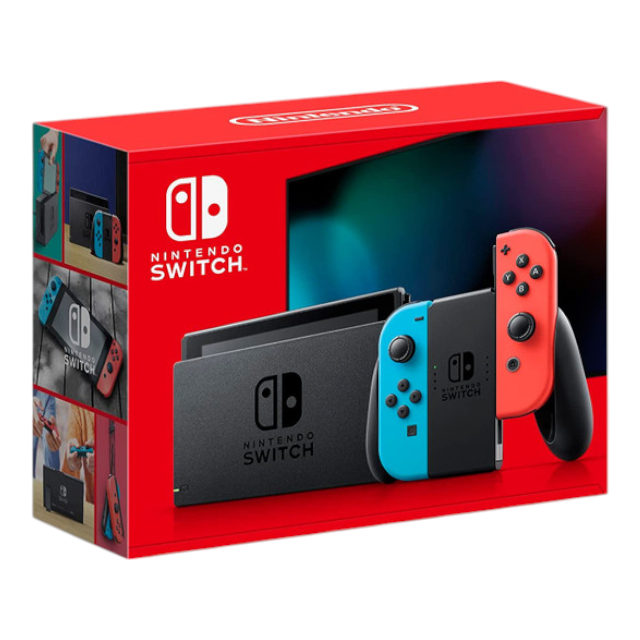 Nintendo Switch 32GB Console Core Neon Red and Blue Joy Con