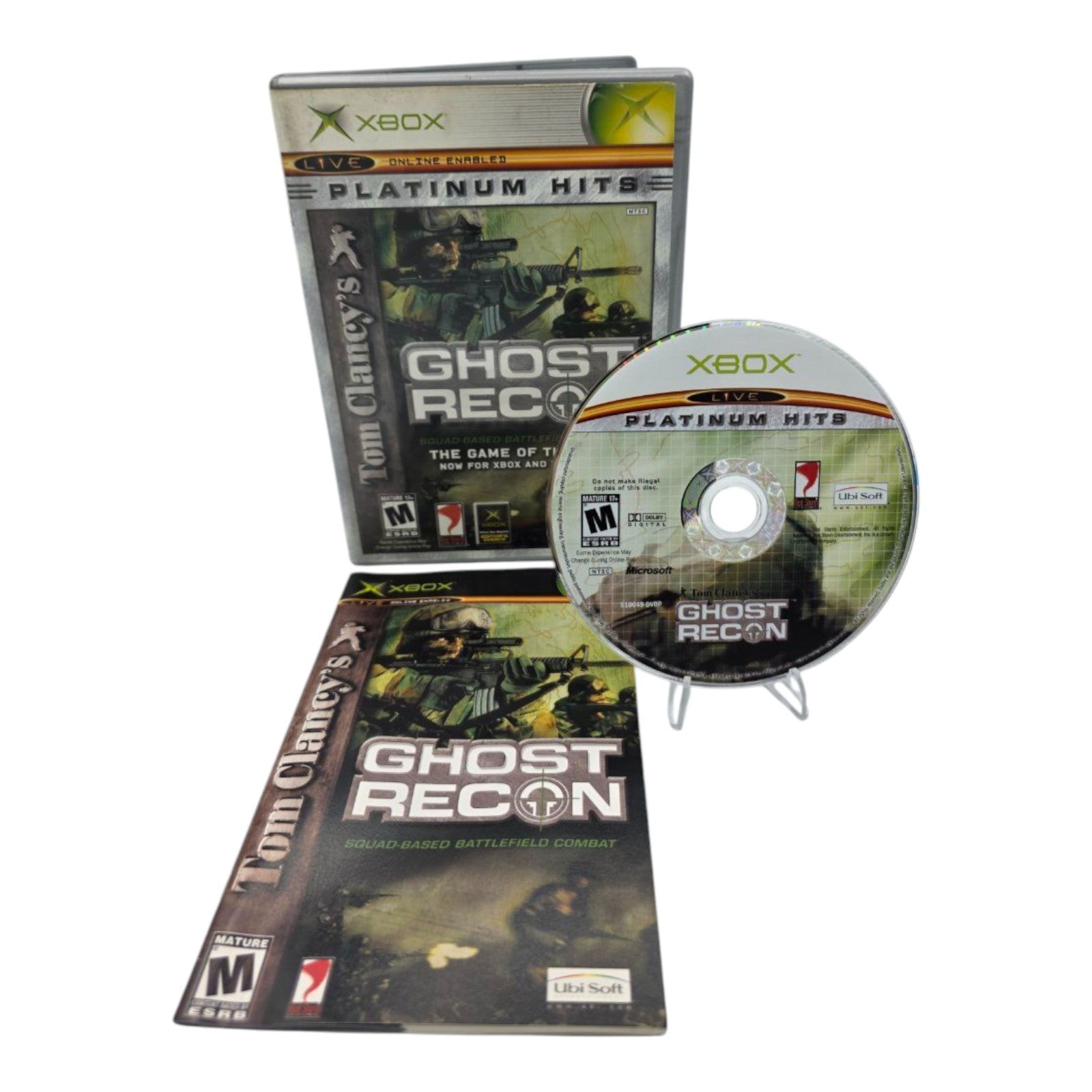 Tom Clancy’s Ghost Recon Xbox Platinum Hits Complete Manual & Disc Included