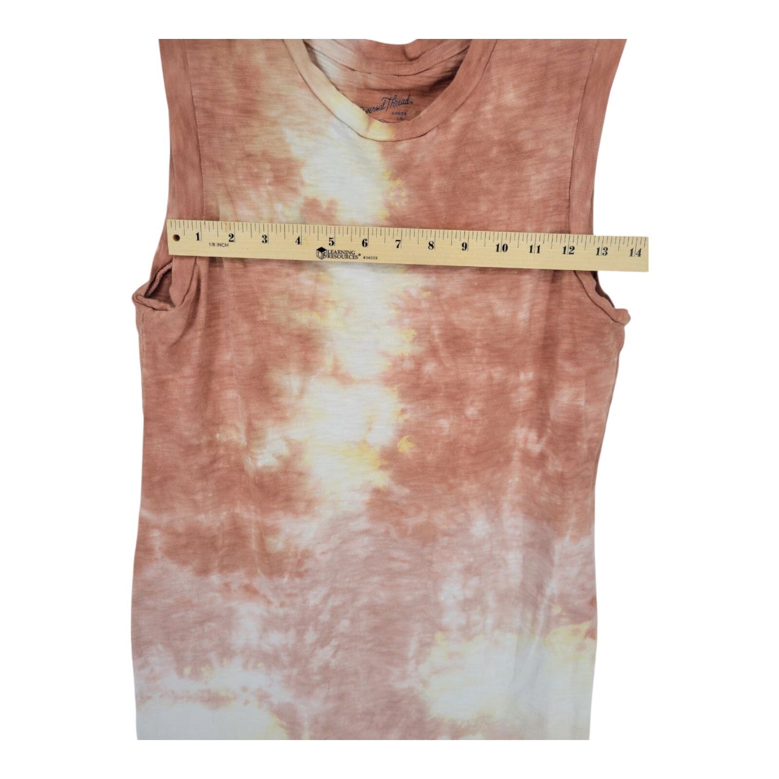 Universal Thread Tie Dye Sleeveless Midi Dress Side Slits Womens Size Small