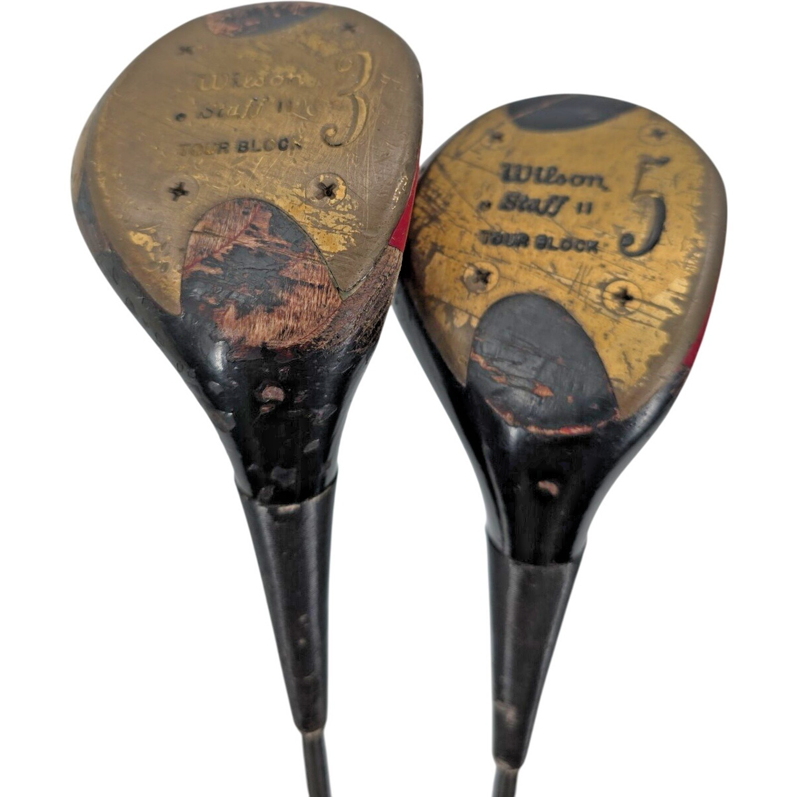 Wilson Staff Tour Block 3 And 5 Wood Golf Clubs RH Steel Shafts 43” And 42”