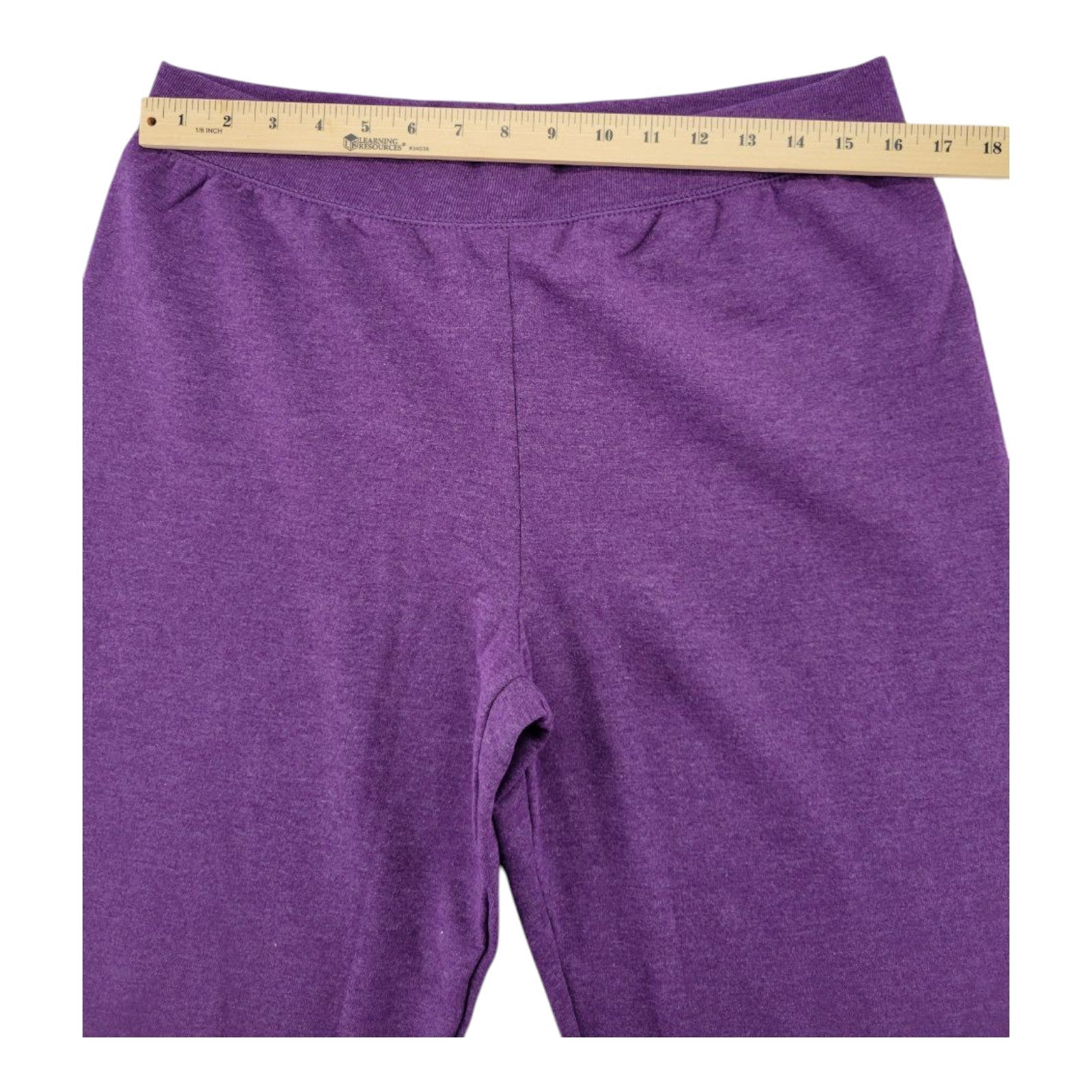 Hanes ComfortBlend Sweatpants M Purple Elastic Waist 50/50 Cotton Blend