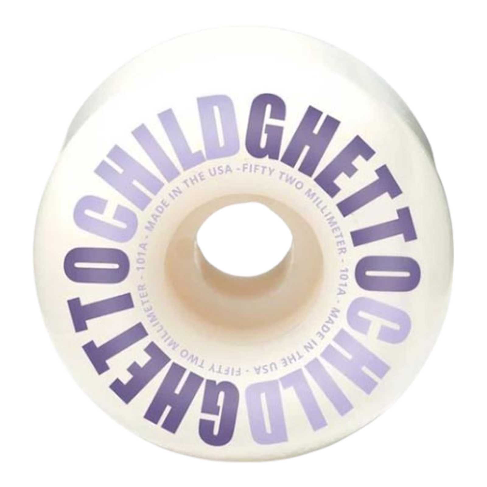 Ghetto Child Team Classic Logo 52mm 101A Skateboard Wheels Set of 4