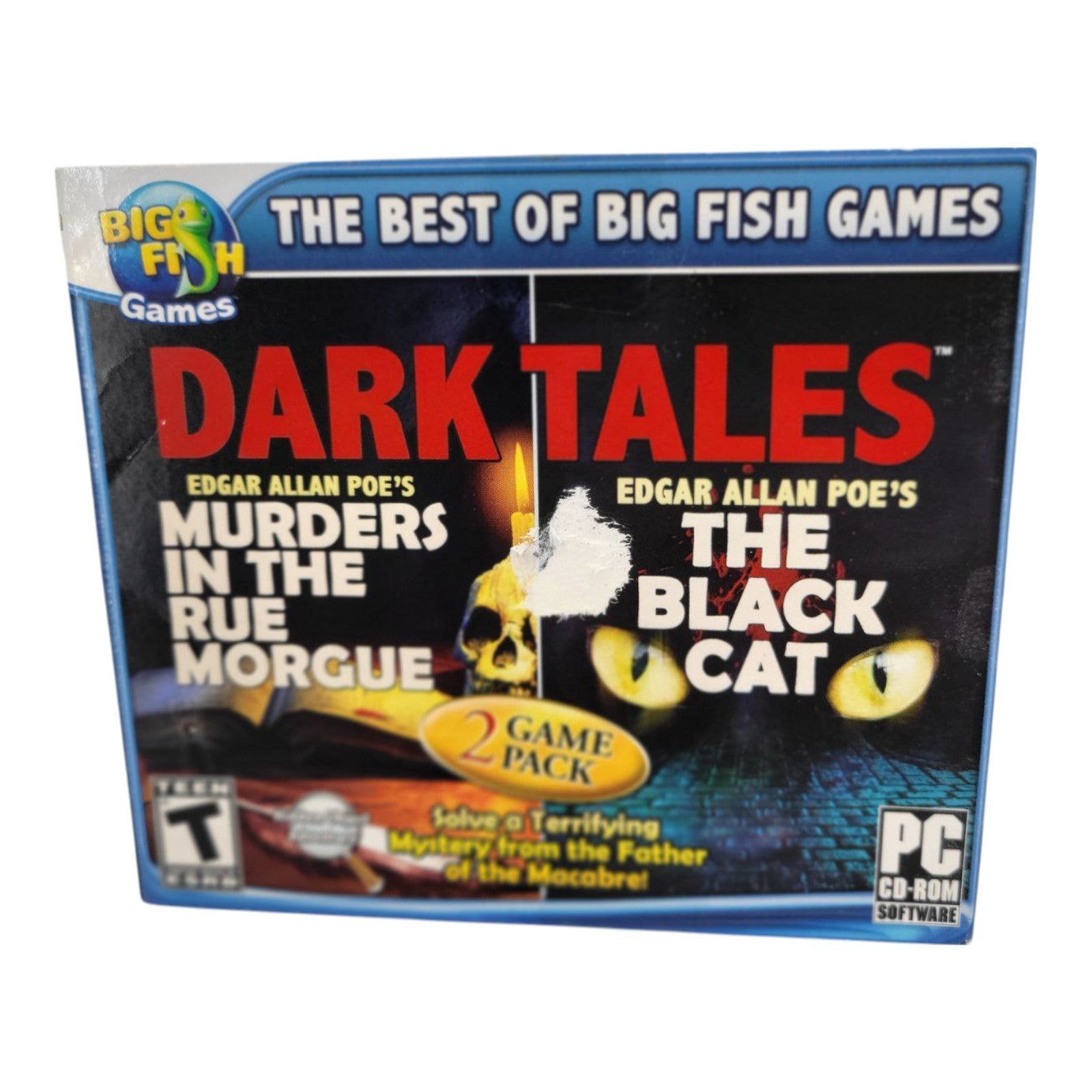 Big Fish Dark Tales 2 Game Pack PC CD Rom Game Windows 7 XP/Vista Disk Only