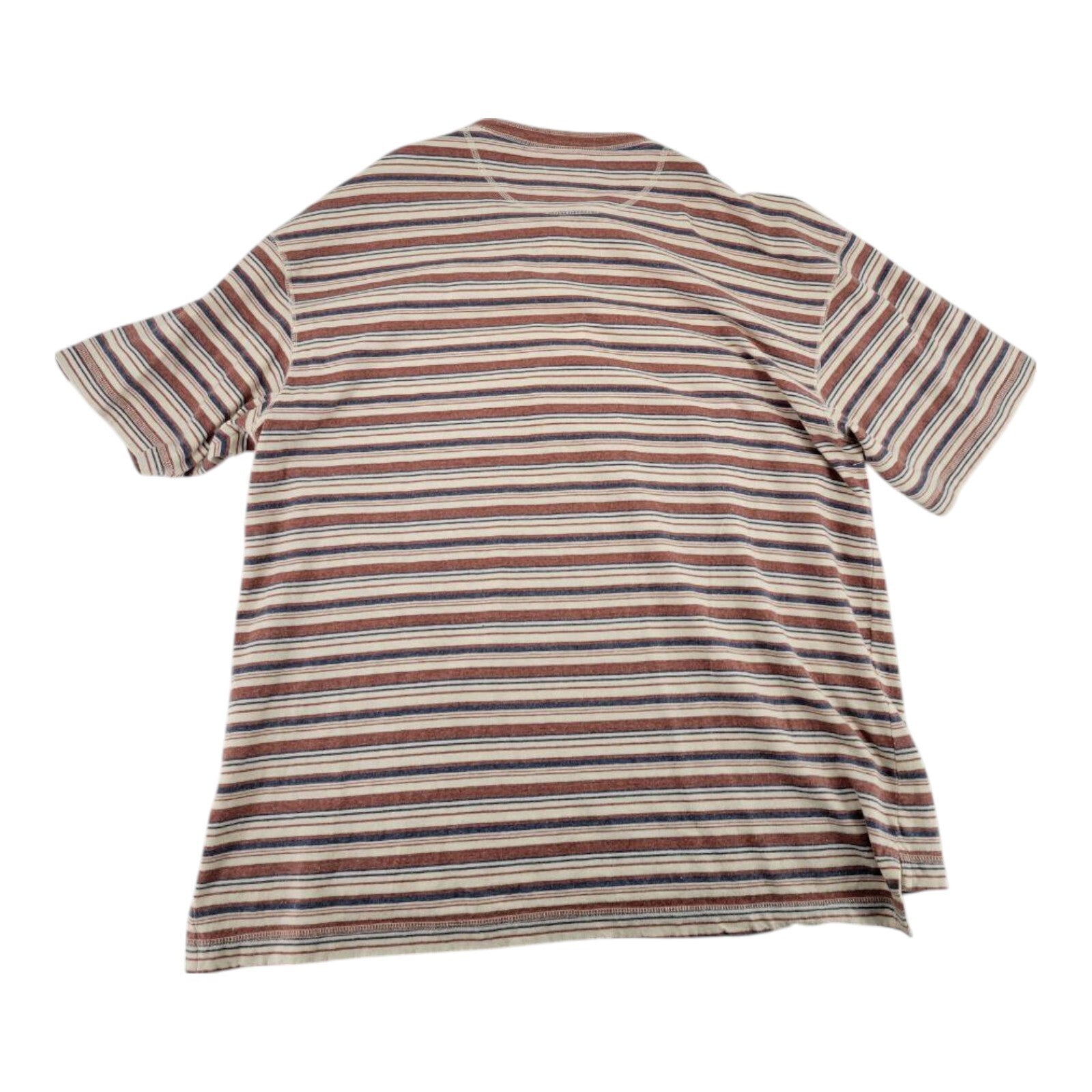 Arizona Jeans Company Henley Shirt Mens Striped Short Sleeve Tee Size XL