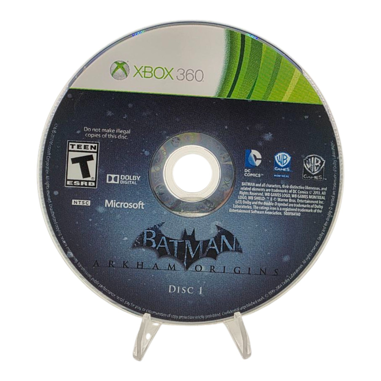 Batman: Arkham Origins Xbox 360 No Manual Tested with 2 Discs Microsoft