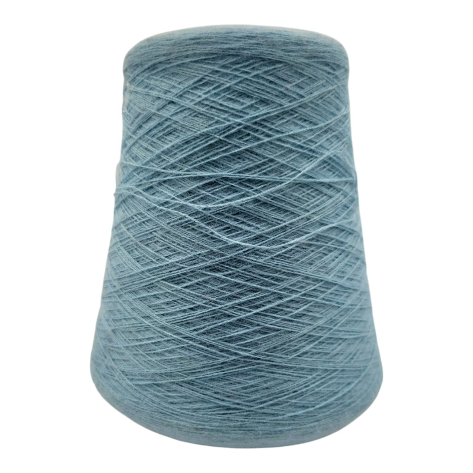 Vintage 1980s Templon Pow Blue Yarn Cone 2/30