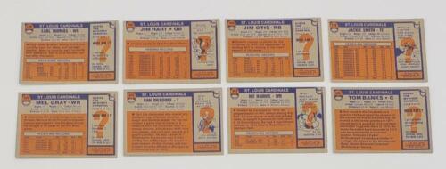 1976 Topps Chewing Gum Football Cards St. Louis Cardinals