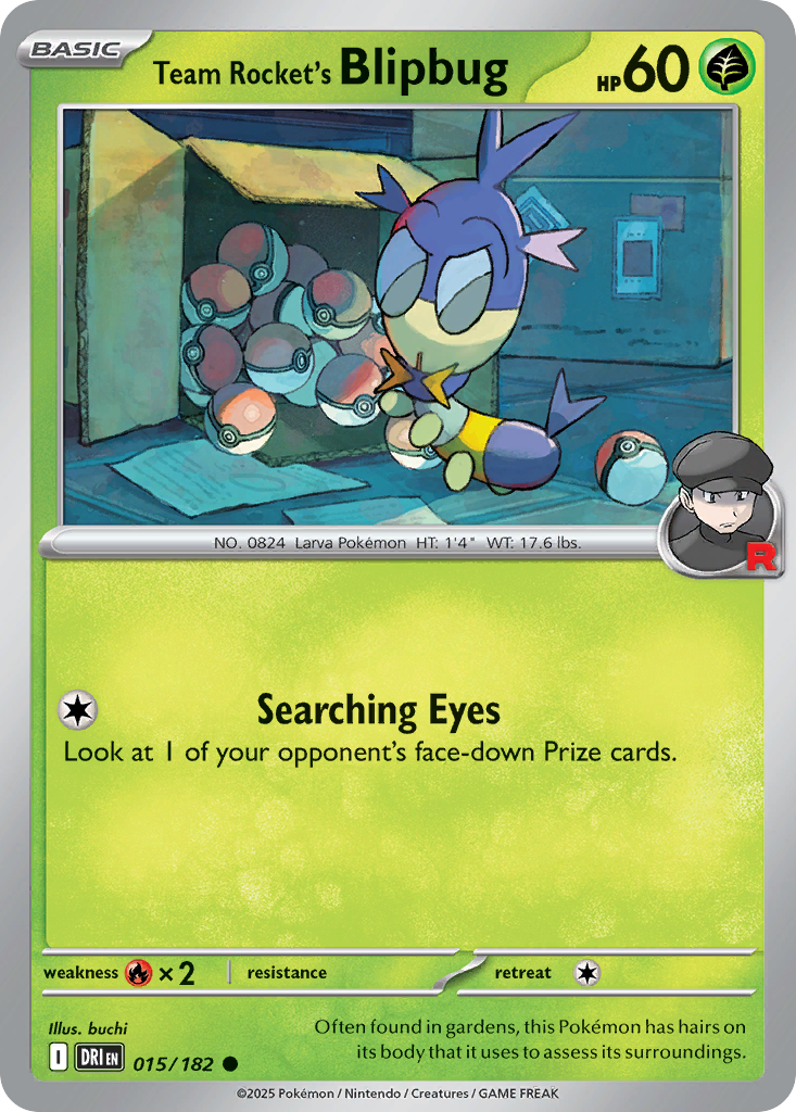 Team Rocket's Blipbug 15/182 Destined Rivals