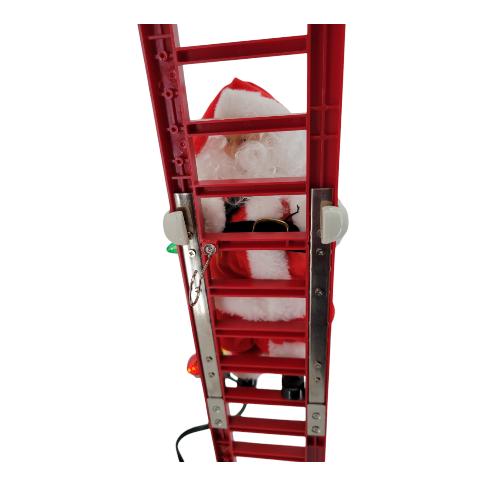 Mr Christmas Super Climbing Santa Ladder Decoration 15 Songs LED Lighted Display