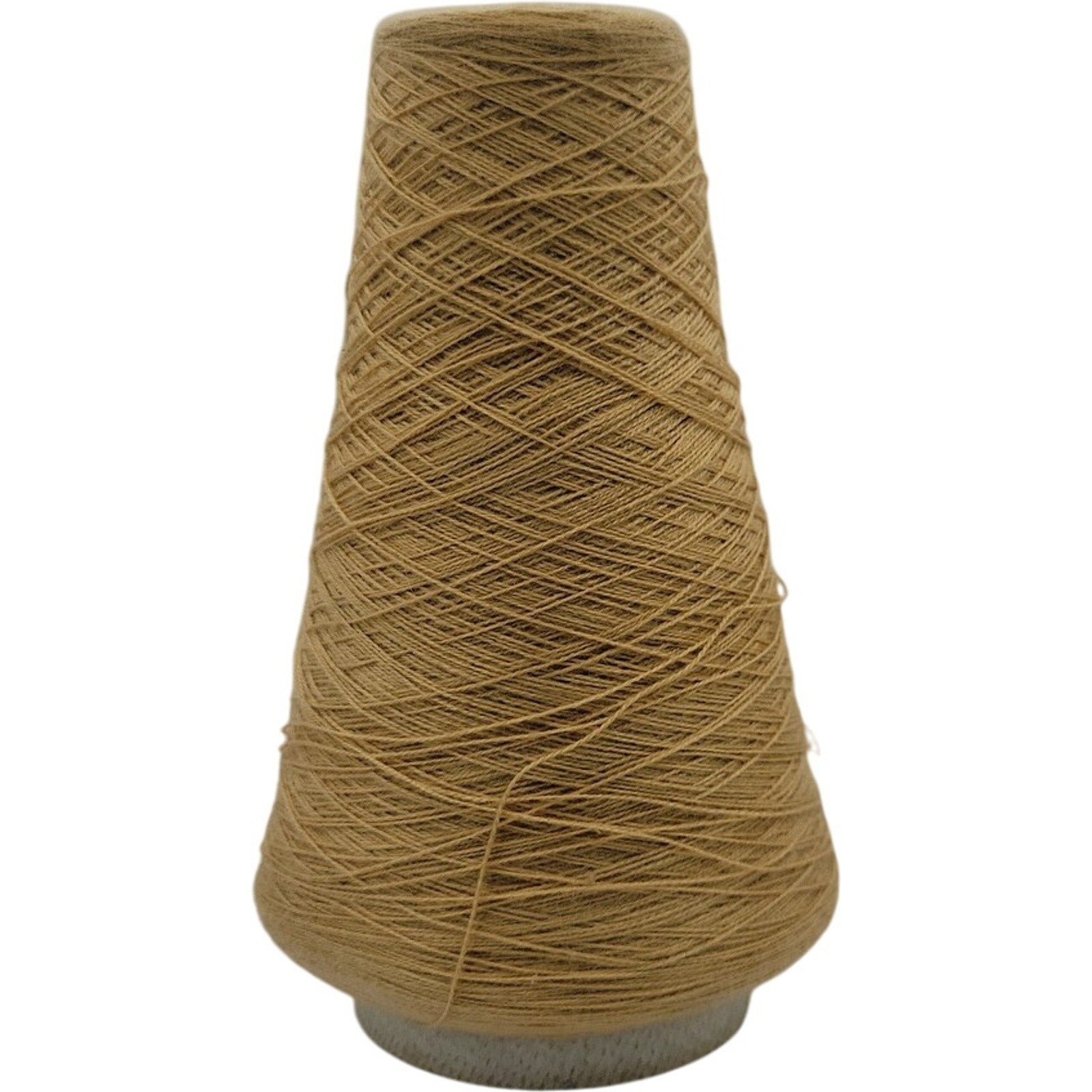 Vintage Pisgah Yarn 2/24 Honey 61-L Acrylic Weaving Knitting Yarn Cone Lot 7036