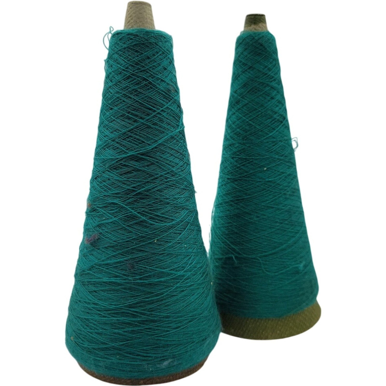 Vintage Pisgah Yarn Light Spruce Green 1/28 Acrylic Yarn Cone 1258 Lot of 2