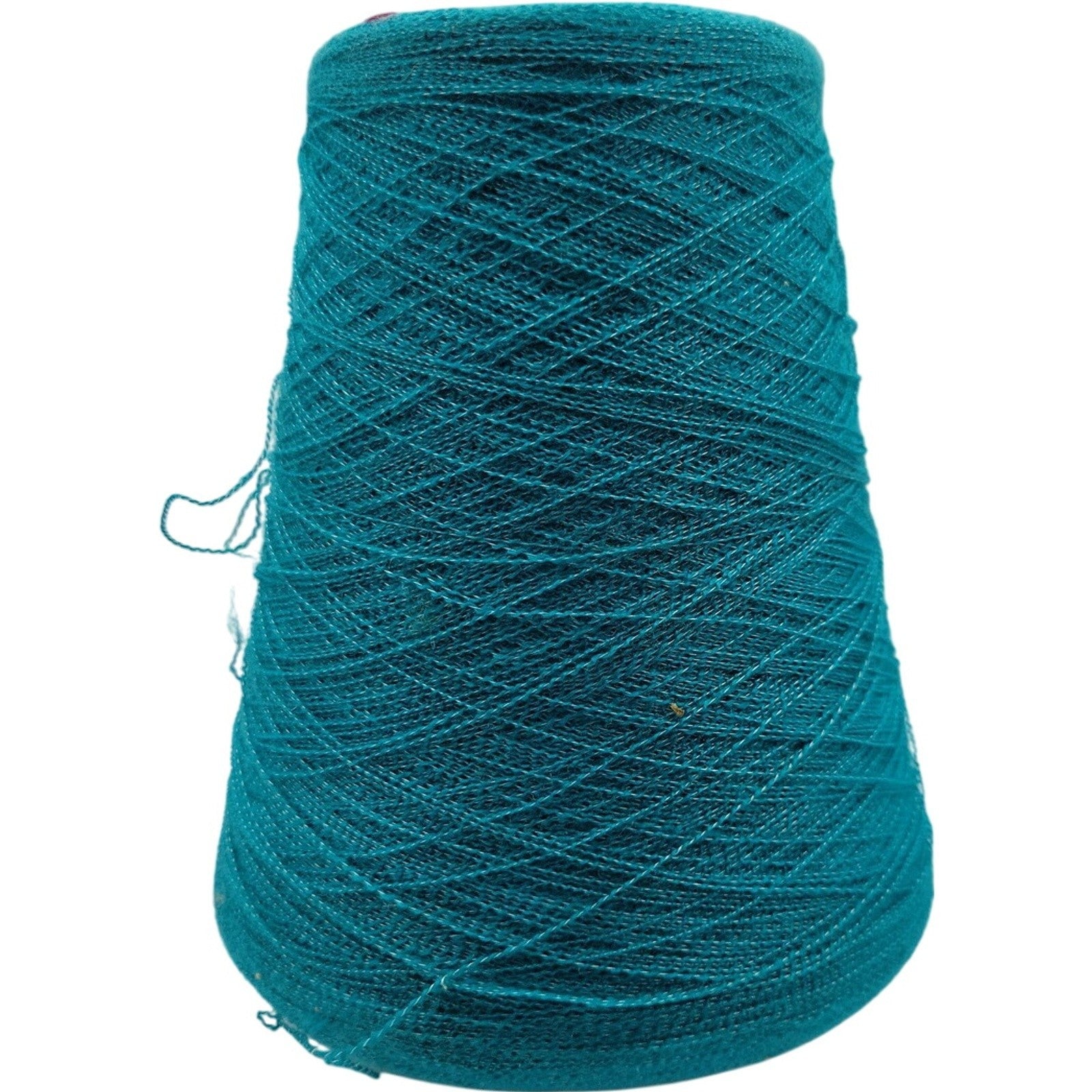 Vintage Pisgah Yarn 2/28 Krinkle Jade Green Cone Yarn Lot 5082 13400