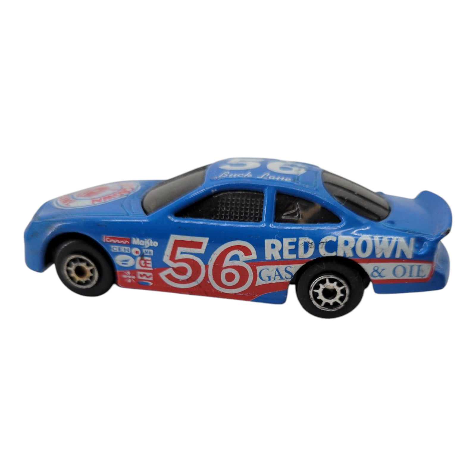 Maisto Red Crown Gasoline NASCAR Stock Car Diecast Blue #56 Buck Lane