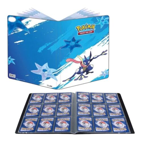 Ultra Pro Pokemon 9 Pocket Portfolio Greninja Binder Holds 180 Cards Acid-Free