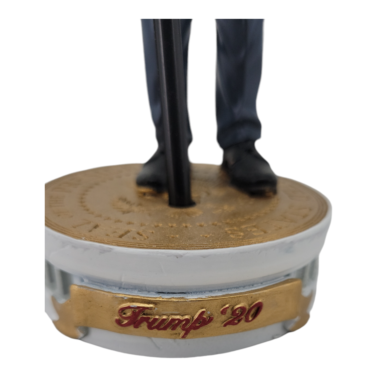 45th President Donald Trump 2020 Bobblehead Hugging American Flag Collectible
