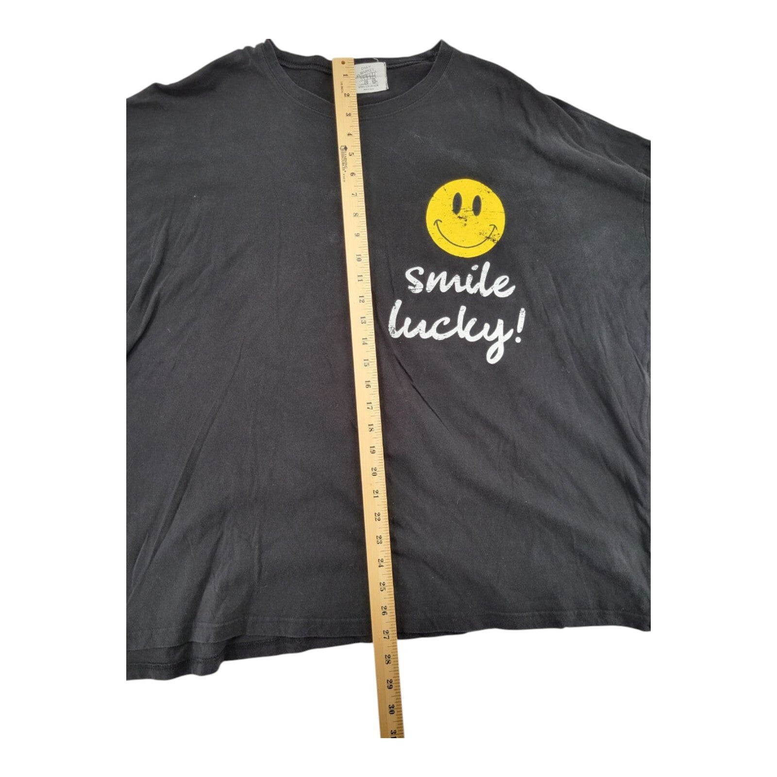 Daily Market Seoul Collection Smile Lucky Graphic Tee Womens Oversized