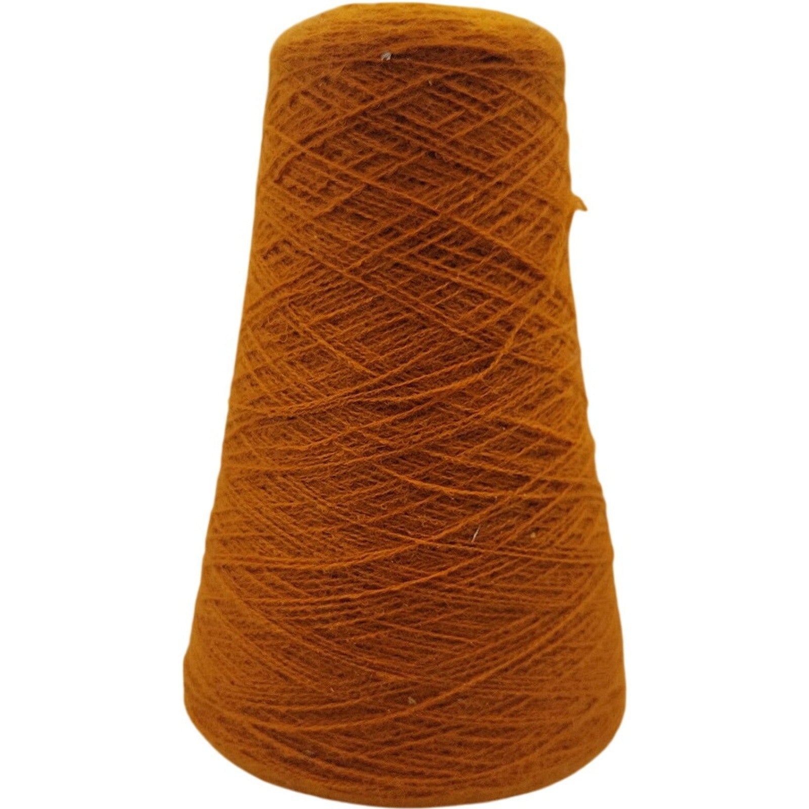 Vintage 1980s National Spinning Co 2/24 Acrylic Cone Yarn Copper 1K223