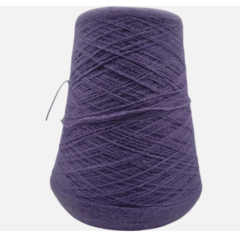 Templon Lavender Heather O/N 2/24 Cone Vintage Weaving Knitting Yarn Lot S-78427