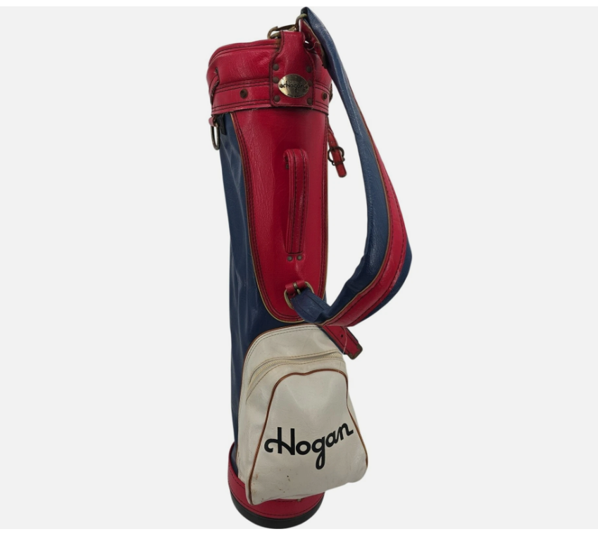 Hogan Golf 3 Divider Golf Bag Red White And Blue With Carry Strap & Rain Cover