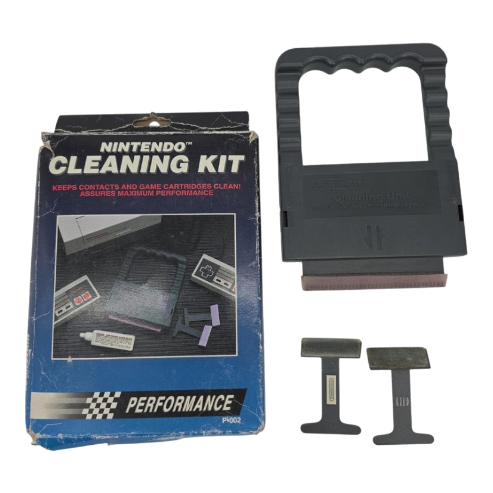 Performance Nintendo NES Cleaning Kit Model P-002 Vintage Entertainment Set