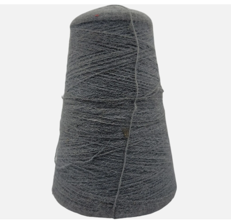Templon Med Grey Heather 2/24 Vintage Acrylic Orlon Weaving Knitting Yarn Cone