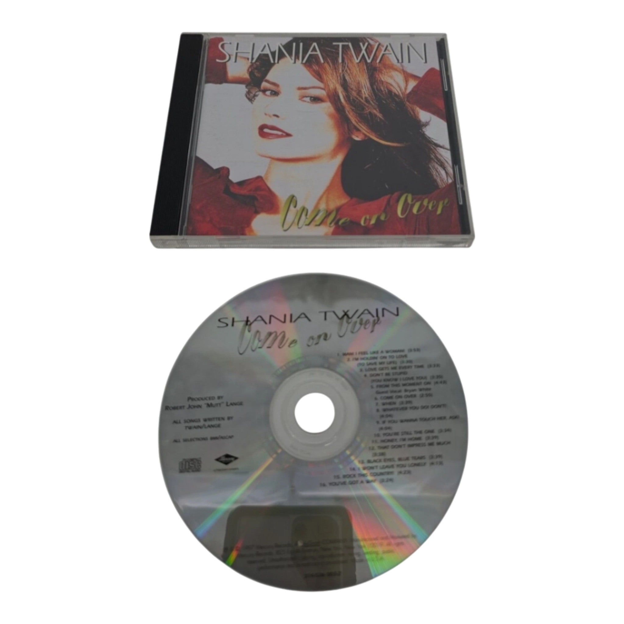 Shania Twain Come On Over CD Album Mercury 1997 Country Pop Hits