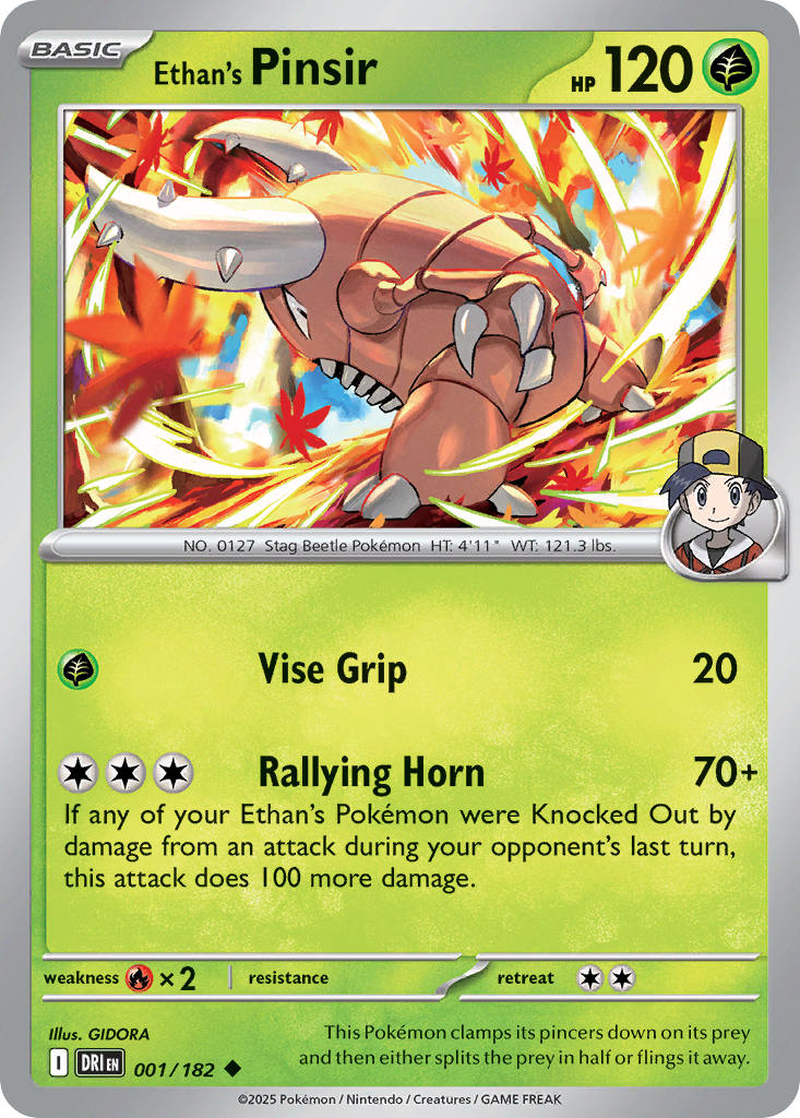Ethan's Pinsir 1/182 Destined Rivals