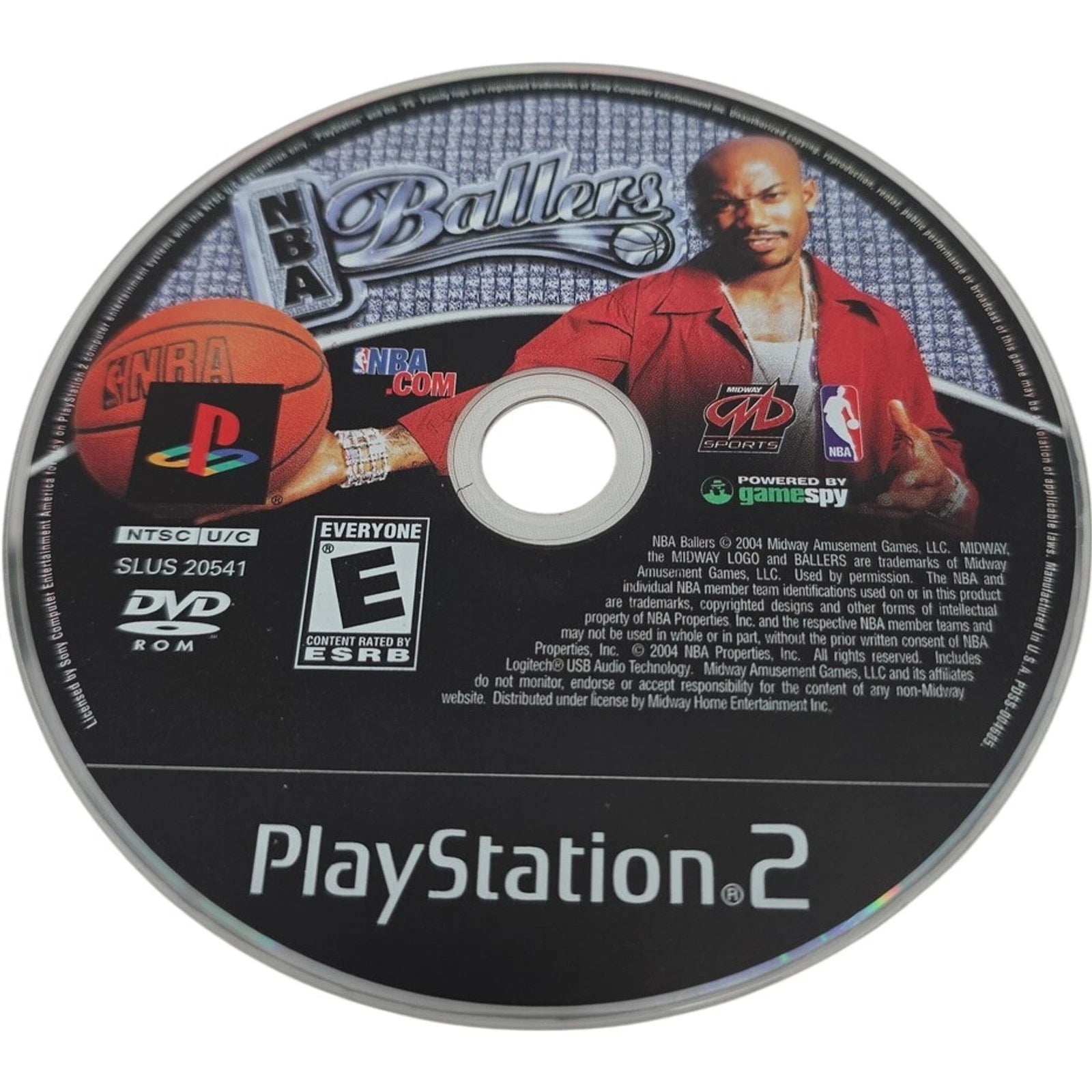 2004 NBA Ballers PS2 Video Game Sony PlayStation 2 - No Manual