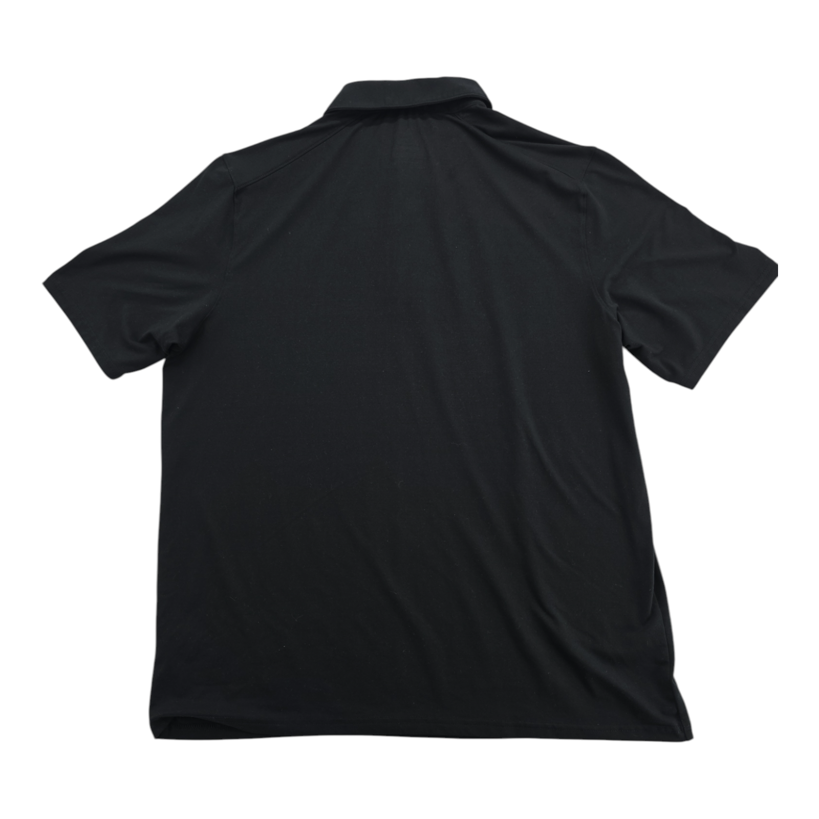 Gerry Mens Polo Shirt Black Short Sleeve Stretch Performance Golf XL