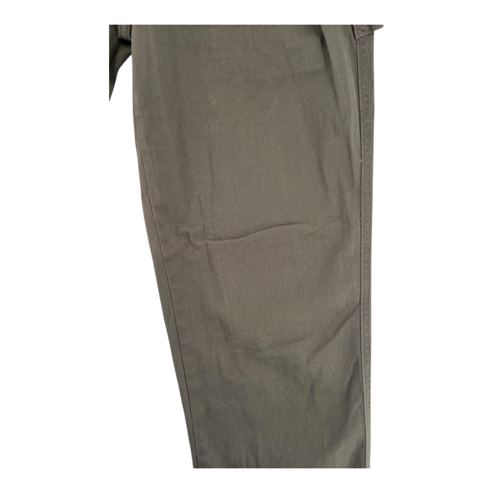 Hot Kiss Maternity Relaxed Fit Knit Waistband Cargo Pants Olive Green Size M
