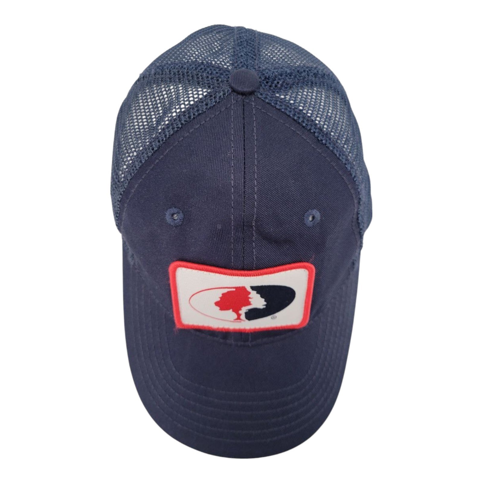 Mossy Oak by Colosseum Navy Blue Mesh Trucker Snapback Hat One Size