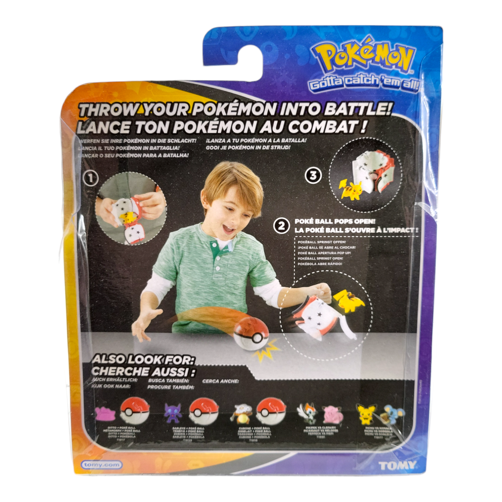 Pokémon Throw 'N' Pop Ultra Ball with Ditto 2" Action Figure by TOMY