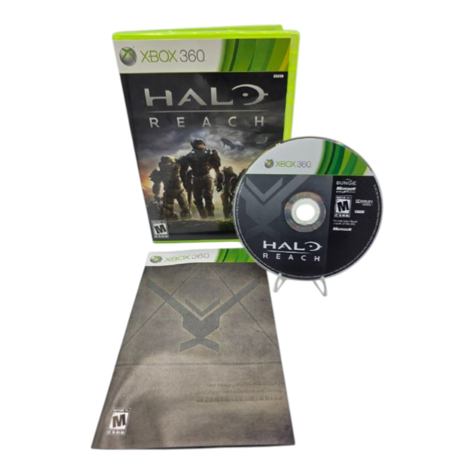 Halo Reach Xbox 360 Complete with Manual Bungie FPS Game Tested