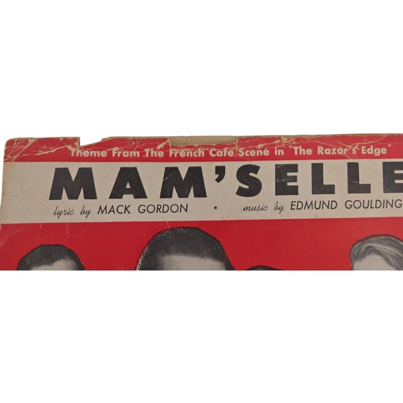 Mam'selle from Razor's Edge 1947 Sheet MusicMack Gordon Edmund Goulding