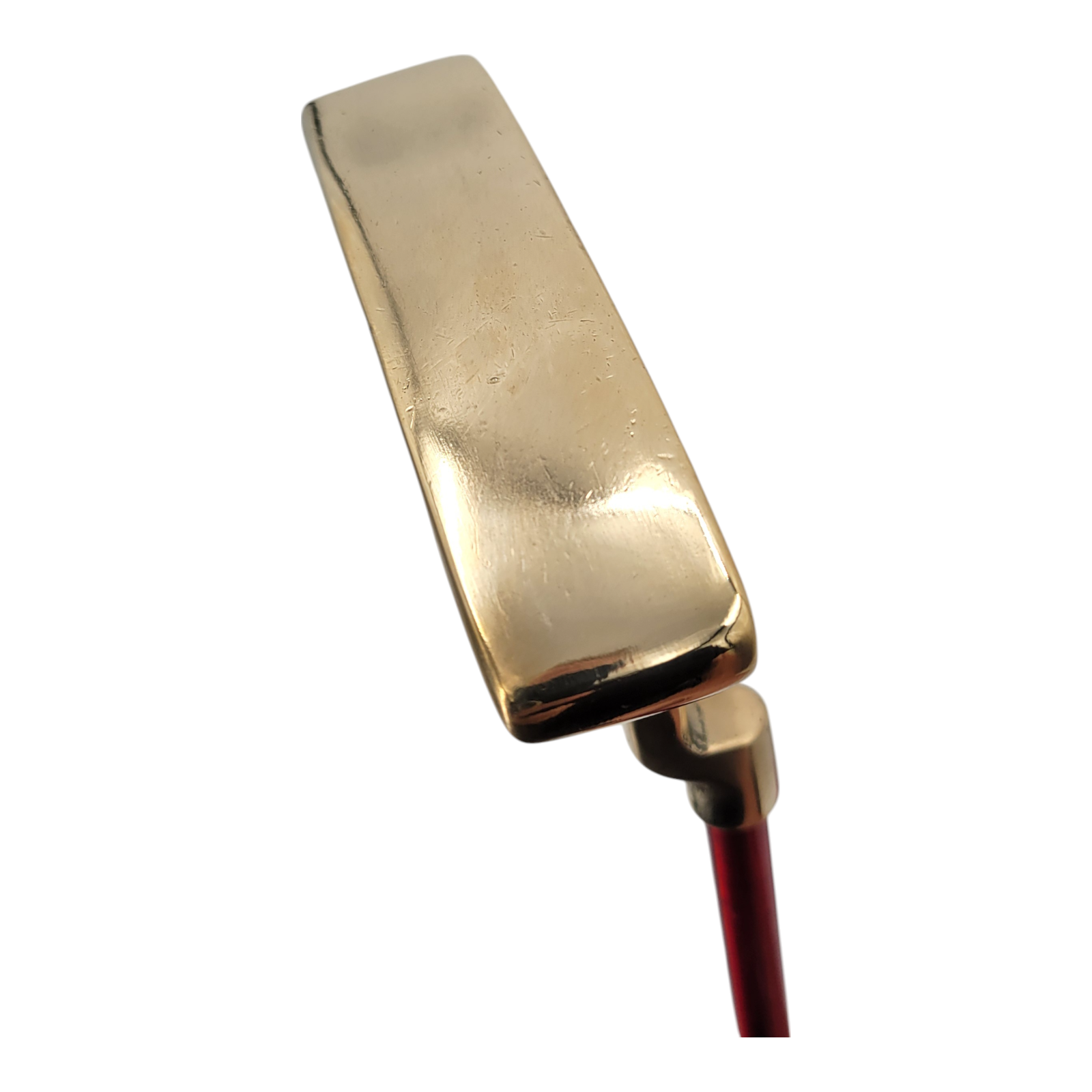 Arkansas Razorbacks Commemorative Brass Golf Putter Aluminum Shaft and Cover