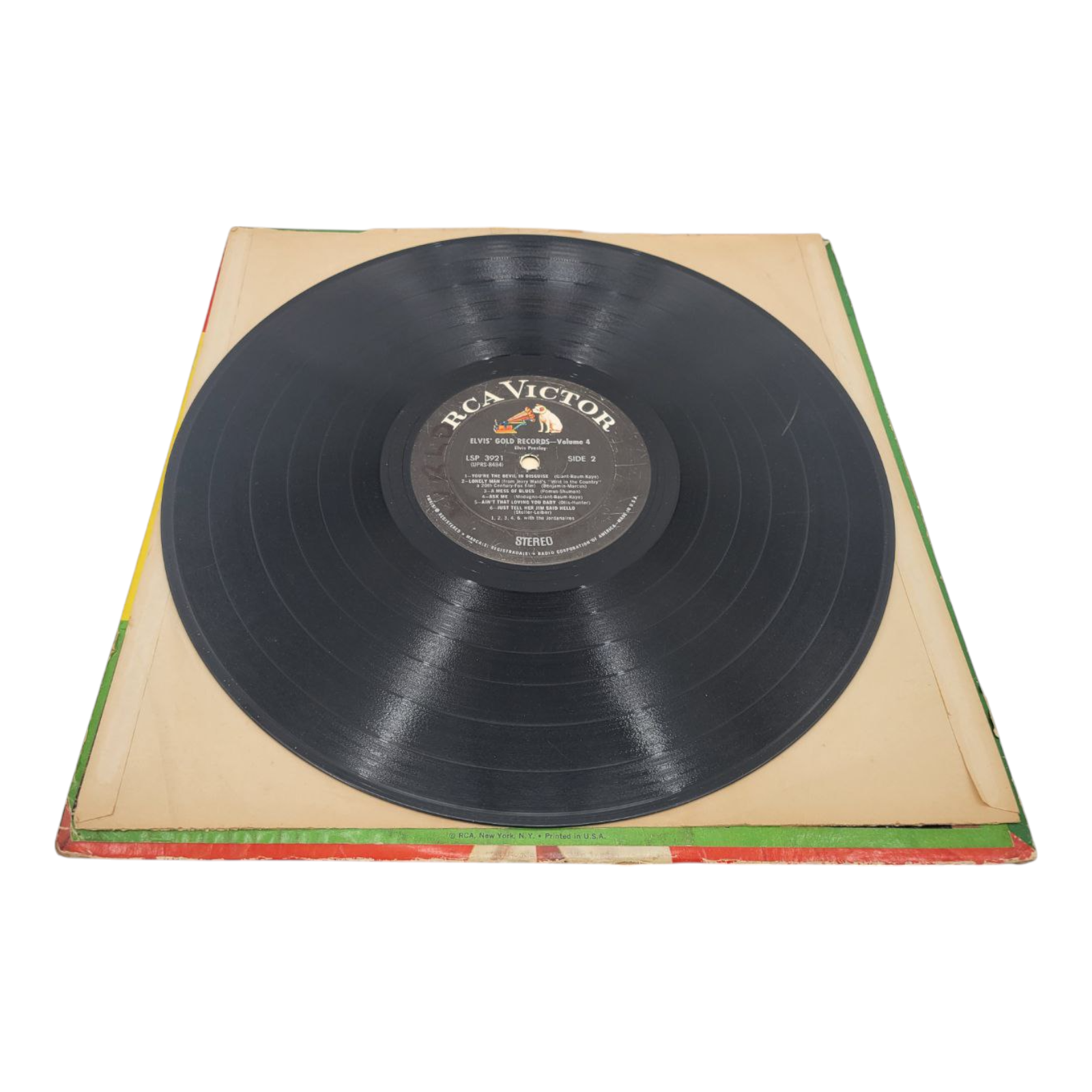 Elvis Presley 2 Vinyl LP Bundle Gold Records and Worldwide Gold Award Hits