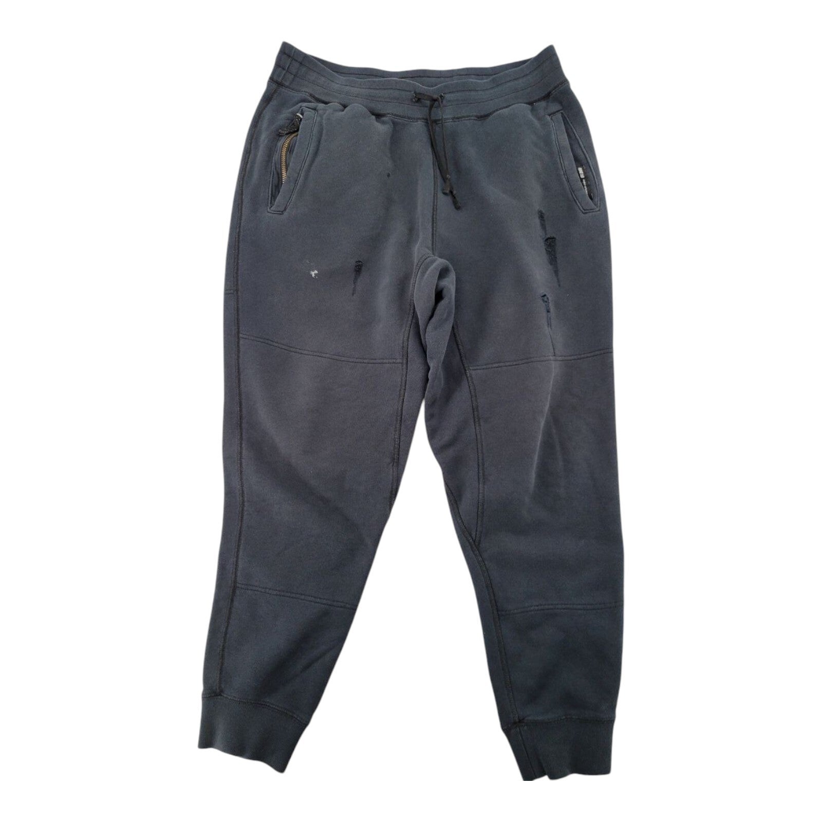 Nike SB Mens Fleece Joggers Black Skateboarding Pants Size 32x23.5