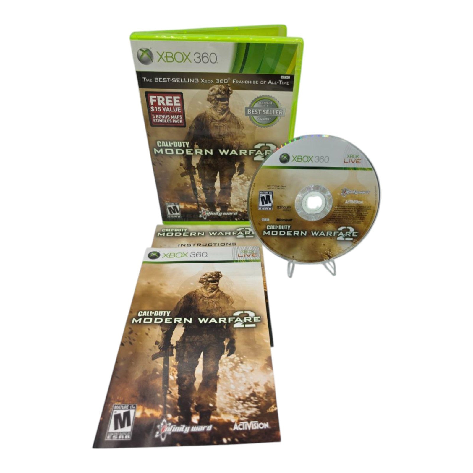 Xbox 360 Call of Duty Modern Warfare 2 Complete Platinum Hits