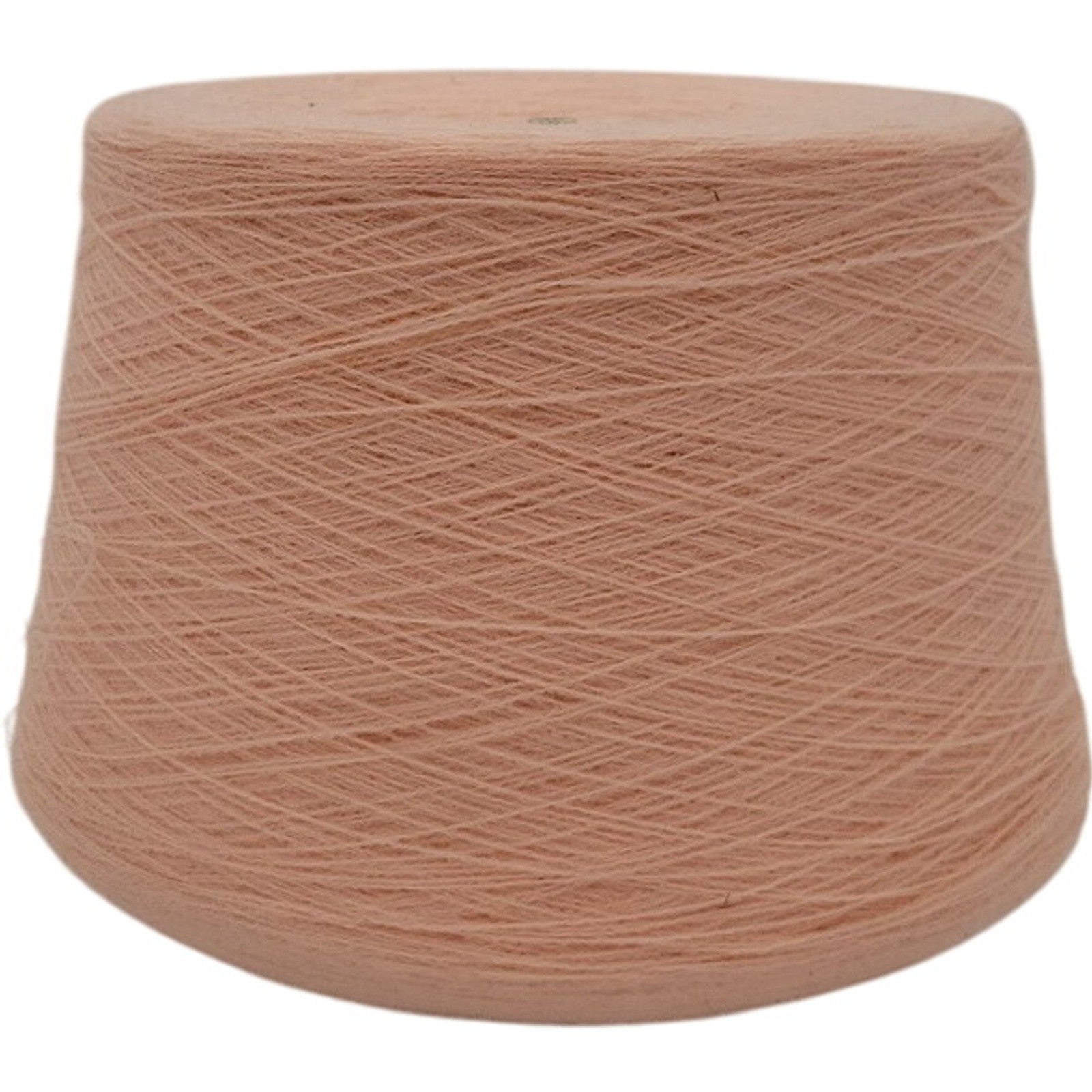 Vintage Spinnerin Spin Loft 2/24 Ice Peach Yarn Cone T2738A New