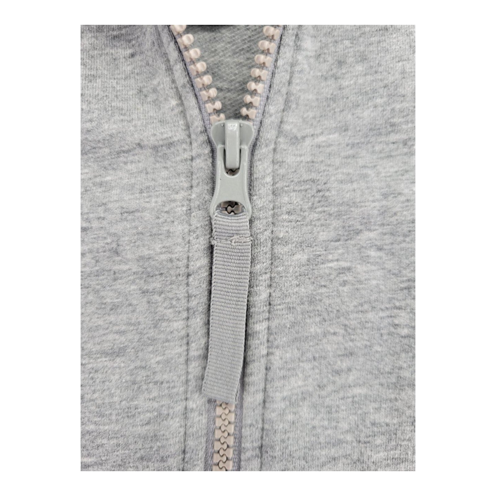 Venezia Jeans Women's Gray Zip Jacket Short Sleeve Cotton Blend Size 14/16