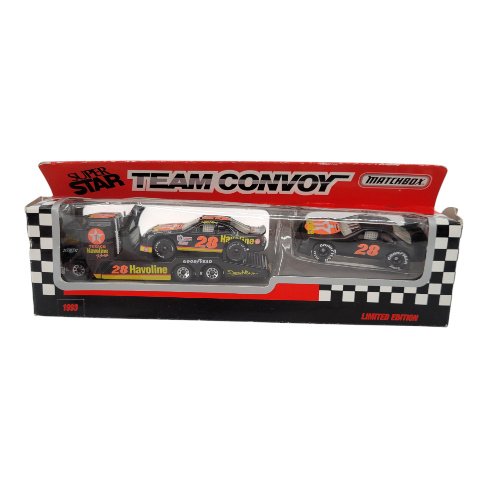 Matchbox 1993 Super Star Team Texaco Havoline #28 NASCAR Diecast Convoy Set