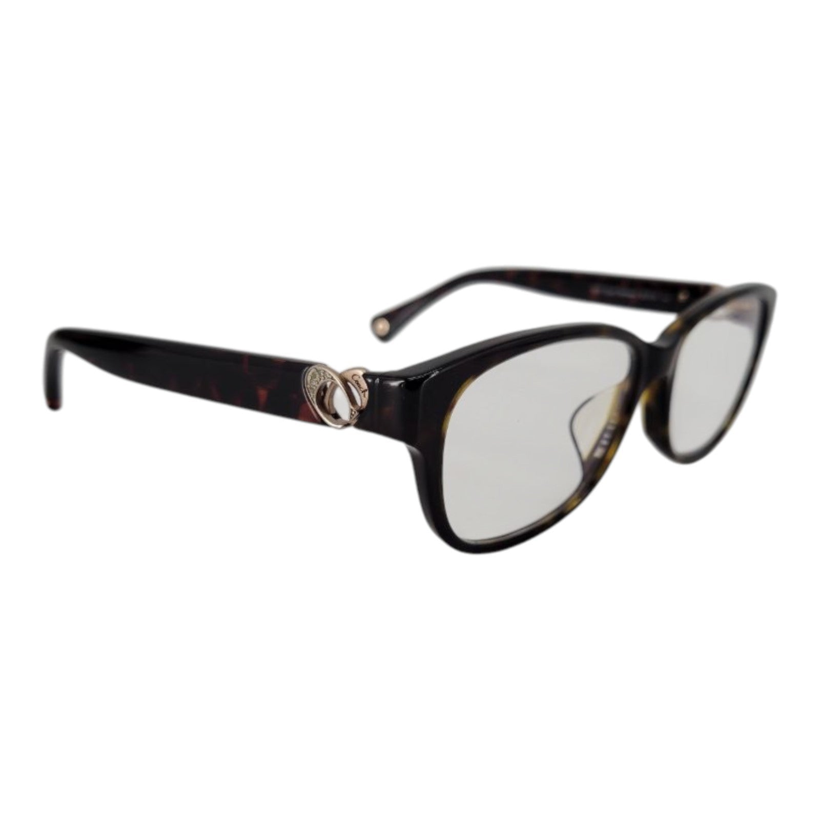 Coach 5001 Women's Eyeglasses 53-15-140 Dark Tortoise w/ Case & Cloth