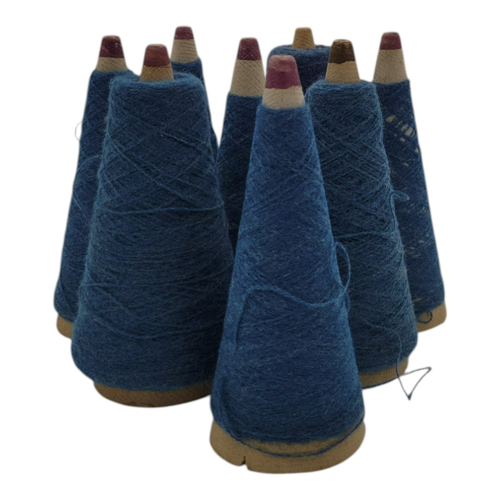 Vintage Templon 2/24 Betony Heather Yarn Cone Lot of 8